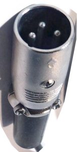 Spinotto canon XLR Maschio