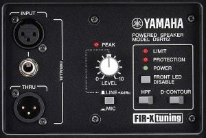 Cassa amplificata yamaha, ingresso canon o jack da collegare al mixer