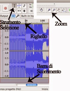 Ritagliare inizio canzone con audacity