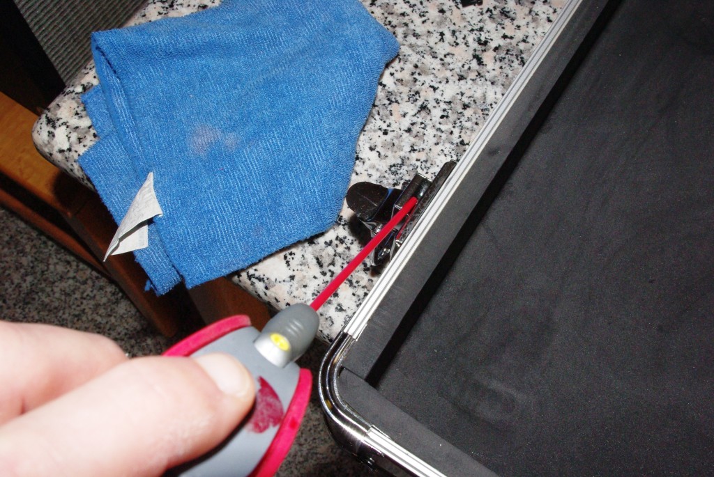 Manutenzione di un flight case