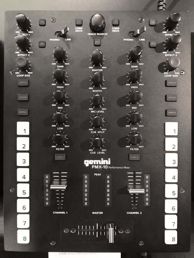 Gemini PMX 10 mixer midi