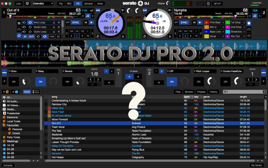 Serato DJ Pro 2.0 anticipazioni