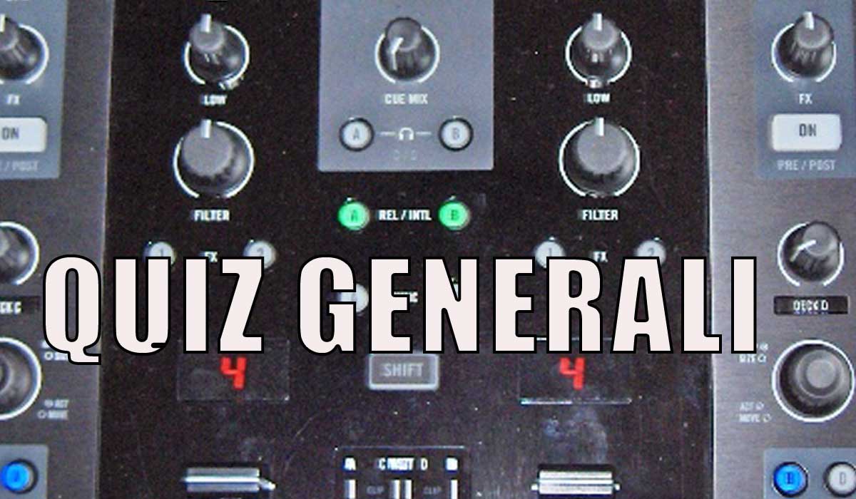 Quiz Generali su djing