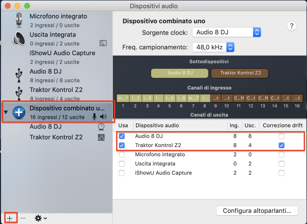 dispositivo combinato traktor