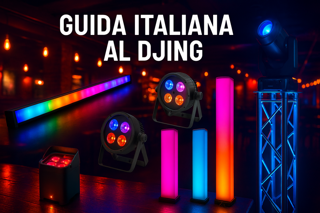 luci decorative , faretti, totem, barre illuminati, par led