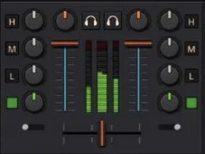 mixer in mixxx